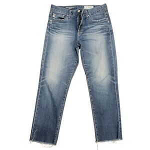 Ag Adriano Goldschmied Ex-boyfriend Slouchy Slim Med Wash Sz 28R
